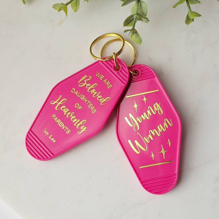 Young Women Retro Keychain