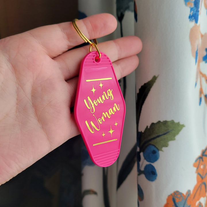 Young Women Retro Keychain