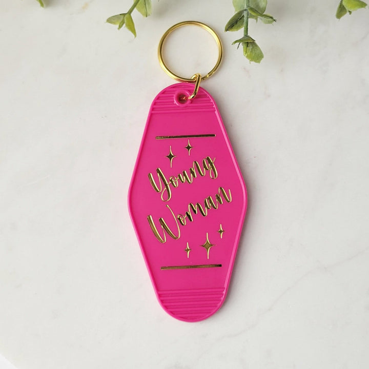 Young Women Retro Keychain