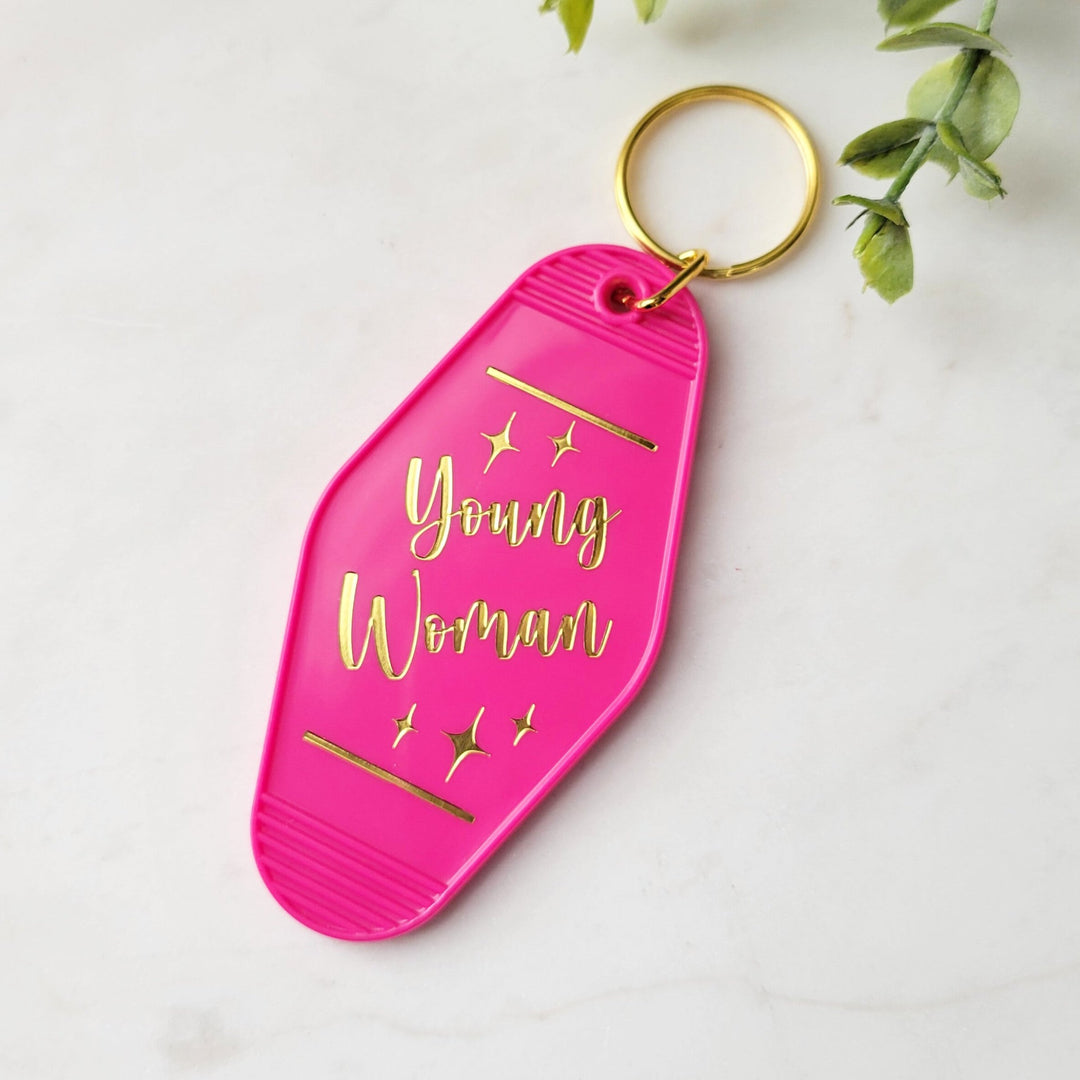 Young Women Retro Keychain