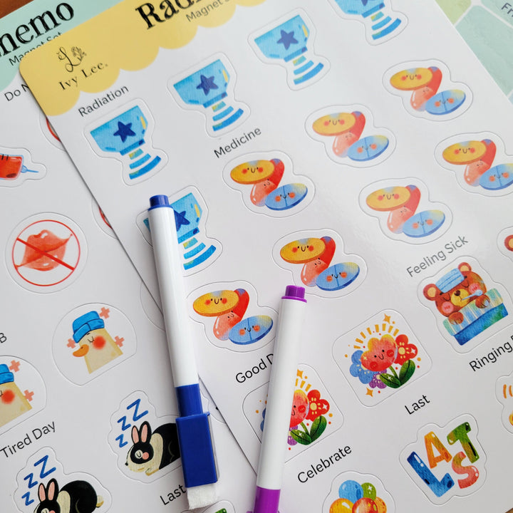 Cancer Calendar Kit – Magnetic Visual Schedule for Families