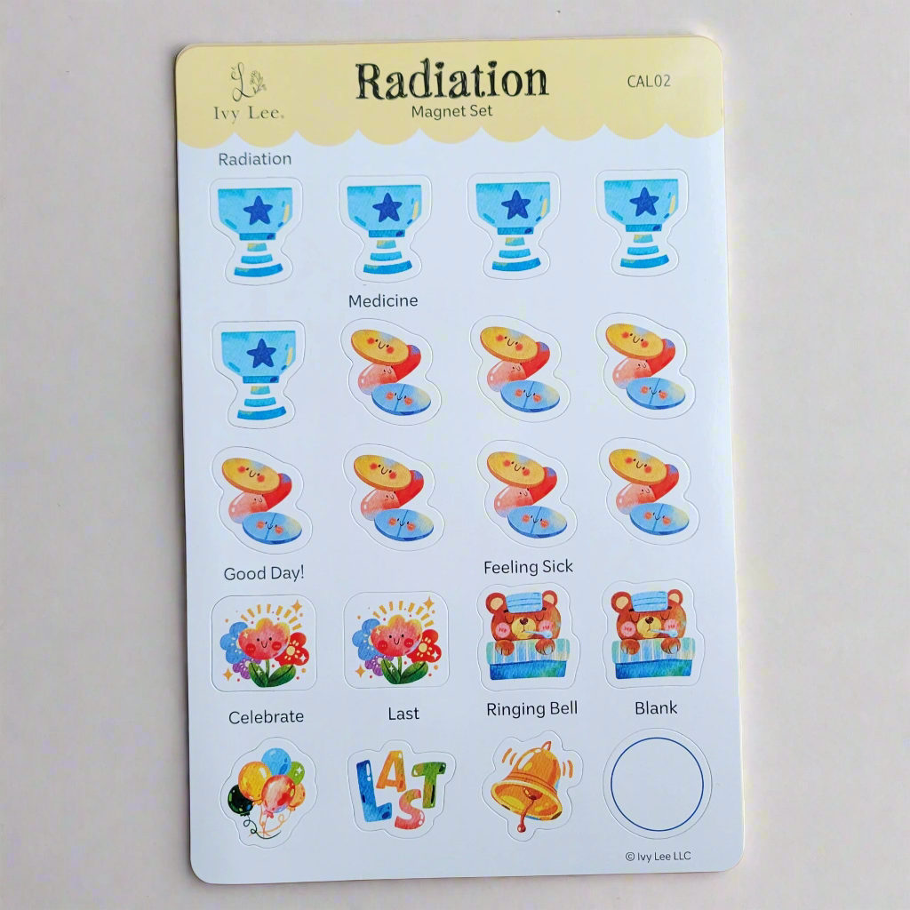 Cancer Calendar Kit – Magnetic Visual Schedule for Families