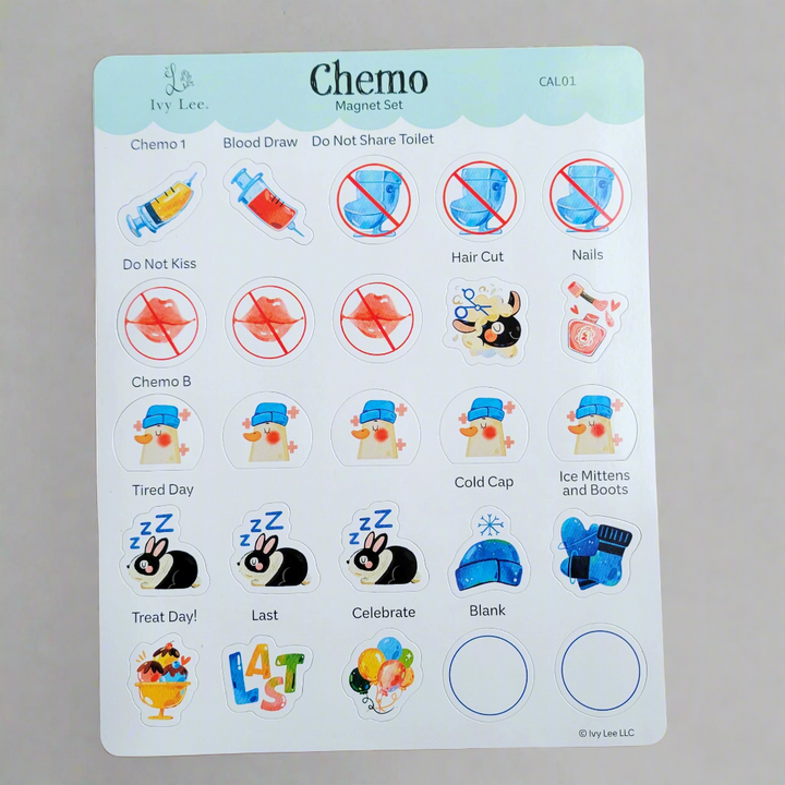 Cancer Calendar Kit – Magnetic Visual Schedule for Families